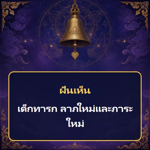 ฝันเห็นเด็กทารก ลาภใหม่และภาระใหม่