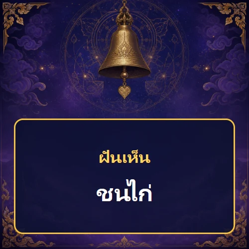 ฝันเห็นชนไก่ หมายถึงอะไร เลขเด็ดและคำทำนายความฝัน
