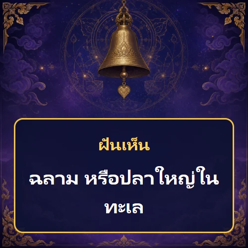 ฝันเห็นฉลาม หรือปลาใหญ่ในทะเล หมายถึงอะไร เลขเด็ดและคำทำนายความฝัน