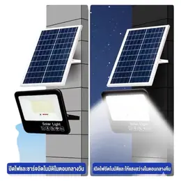 Led Solar Cell Light, Steel Lamp, Strong and Durable, 55000W, Rechargeable...