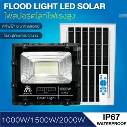 High-Power Spotlights 1000W 1500W 2000W Solar Light Outdoor, Automatic...