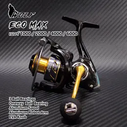 รอกสปิน หมาป่าWOLF ECO MAX รอกตกปลาวูฟ พร้อมส่ง