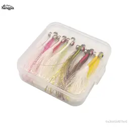 6 ชิ้น Clouser Minnow Fly Fishing Lures LF302 Bionic...