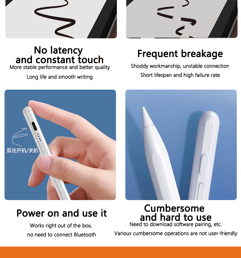 ปากกา Kinkong สไลด์วาดภาพโชว์วางมือบนจอไม่รบกวน