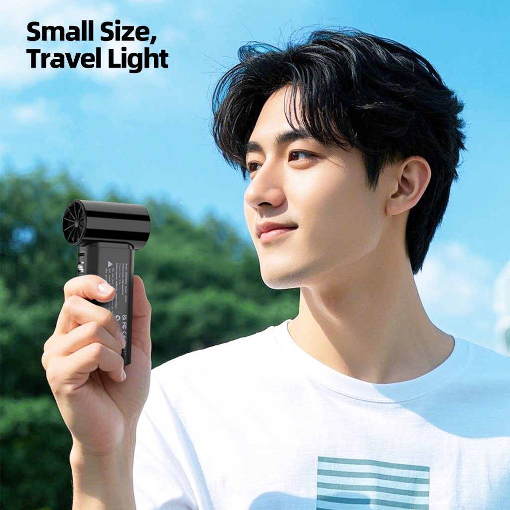 พัดลมพกพา GOOJODOQ GFS007 สไลด์กลางแจ้งโชว์เย็นทั้งวัน