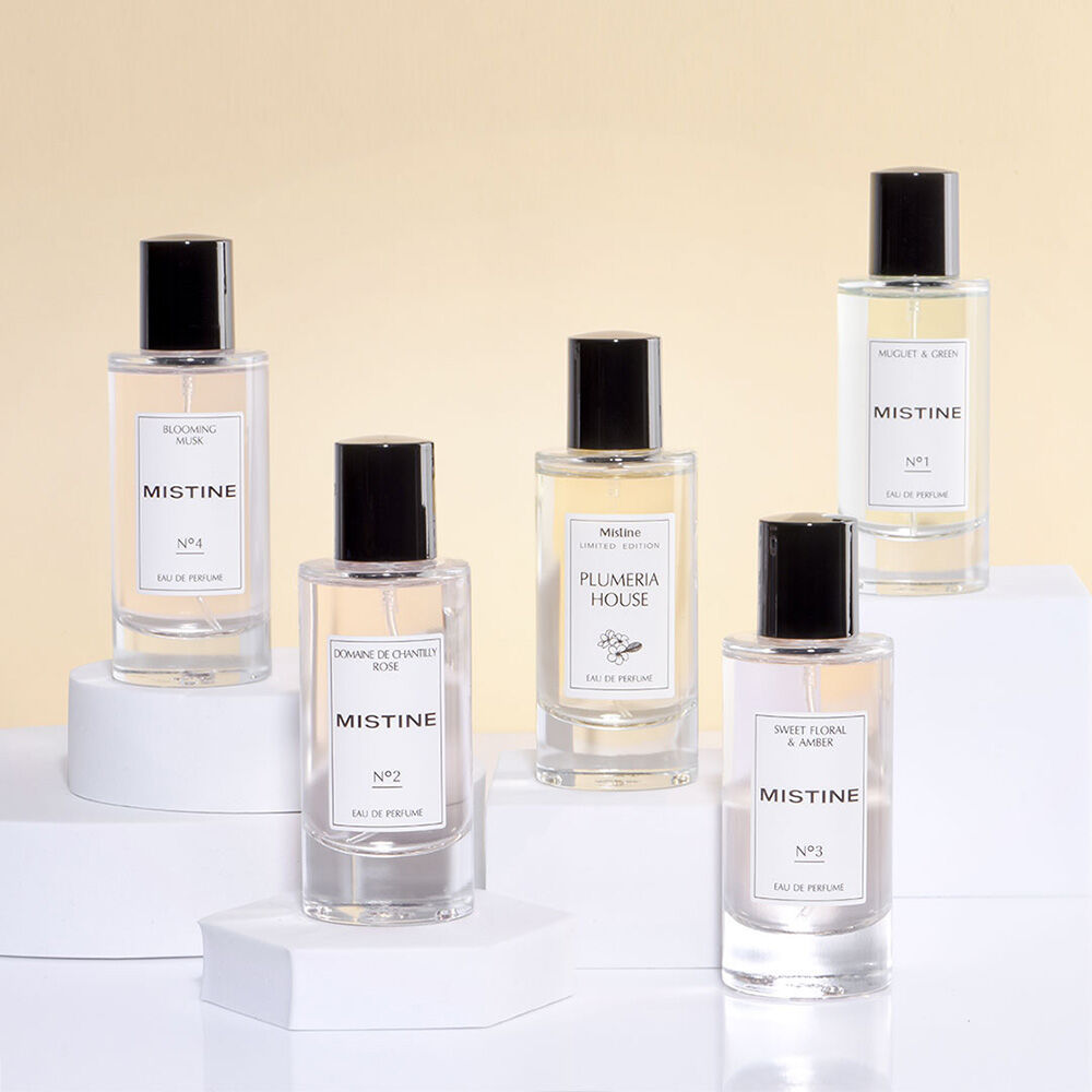 น้ำหอม MISTINE #04 Blooming Musk สไลด์คอผู้ใช้ โชว์ลุคหอมอบอุ่นทั้งวัน