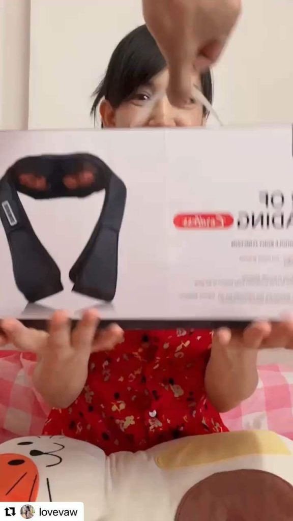 เครื่องนวดไหล่ JOWSUA ใกล้ชิดเผยหัวนวด 8 หัวและร้อนอินฟราเรด