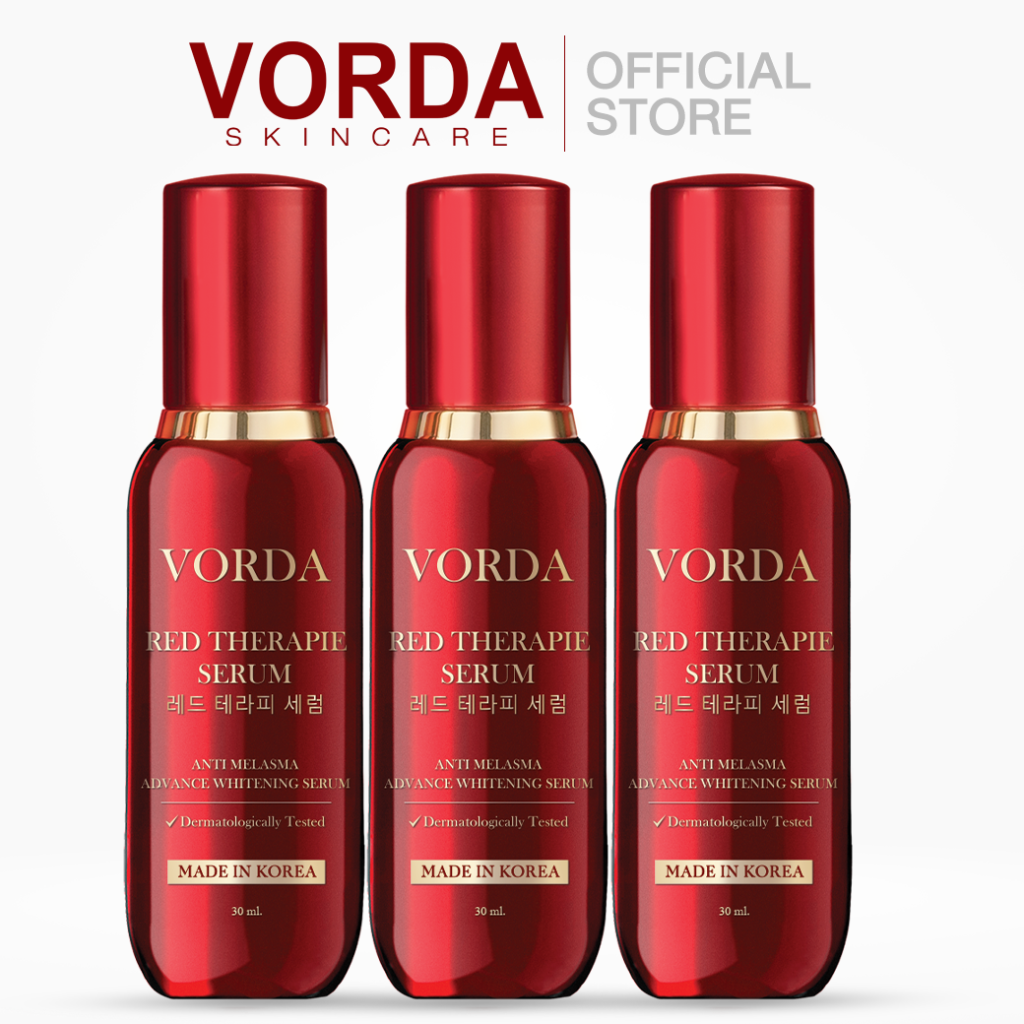 Vorda Red Therapie Serum เซรั่มวอร์ด้า สูตรโสมแดงเกาหลี