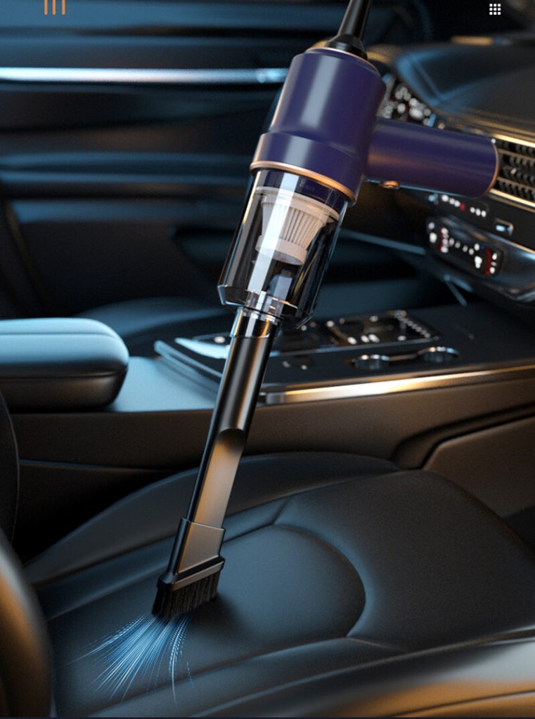 เครื่องดูดฝุ่นไร้สาย 80000Pa ใกล้ชิดเผยหัวดูด 6 แบบถังโปร่ง