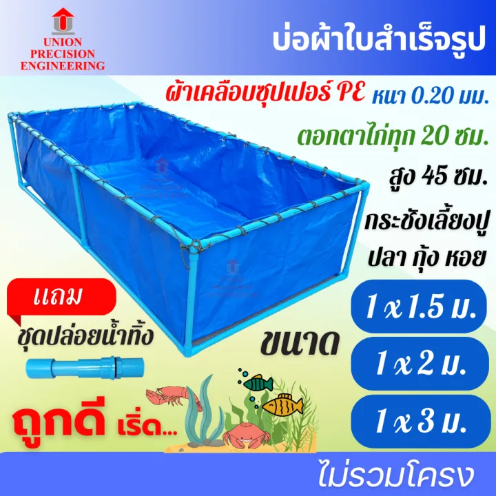 รีวิวบ่อเลี้ยงปลา Union ลึก 45 ซม. พร้อมชุดถ่ายน้ำทิ้ง คุ้มค่า น่าใช้ไหม? [2026]